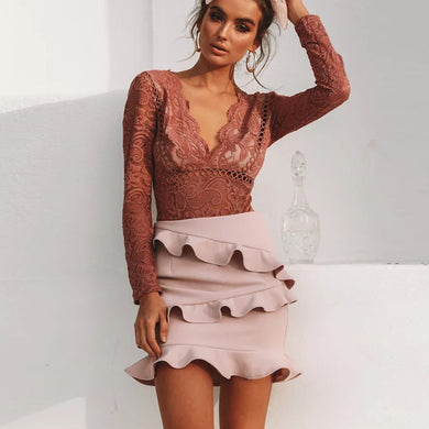 Ruffled Mini Skirt - Secret Apparel