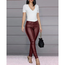 Load image into Gallery viewer, PU Leather Skinny Pants - Secret Apparel
