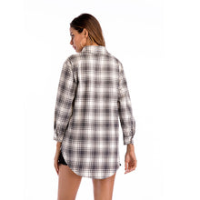 Load image into Gallery viewer, Long Sleeves Check Shirt - Secret Apparel
