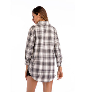 Long Sleeves Check Shirt - Secret Apparel