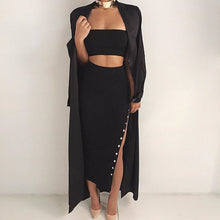 Load image into Gallery viewer, Buttoned-Up Side Slit Skirt - Secret Apparel
