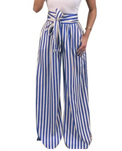 Striped Loose Pants - Secret Apparel