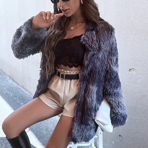 Warm Faux Fur Jacket Plush - Secret Apparel