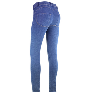 Knitted Stretched Jeans Pants - Secret Apparel