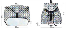 Load image into Gallery viewer, Rhombic Bag pack Two Sizes - Secret Apparel
