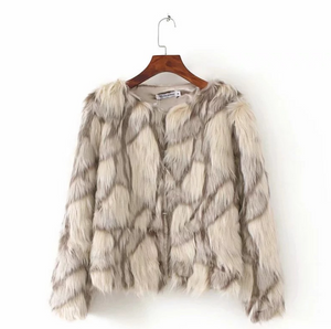 Faux Fur Winter Coat Jacket - Secret Apparel