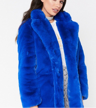 Load image into Gallery viewer, Faux Fur Coat Long Sleeve - Secret Apparel
