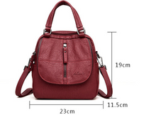 Load image into Gallery viewer, PU Backpack Shoulder Bag - Secret Apparel
