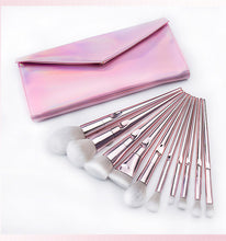 Load image into Gallery viewer, 10 Pcs Metallic Makeup Brushes - Secret Apparel
