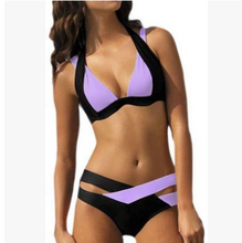 Load image into Gallery viewer, Colour Split Swimsuit - Secret Apparel
