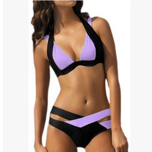 Colour Split Swimsuit - Secret Apparel