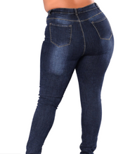 Load image into Gallery viewer, Plus Size Denim Jeans Pants - Secret Apparel
