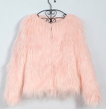 Load image into Gallery viewer, Fluffy Faux Fur Coat - Secret Apparel
