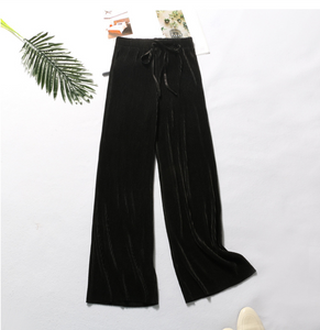 Pleated wide-leg trousers - Secret Apparel