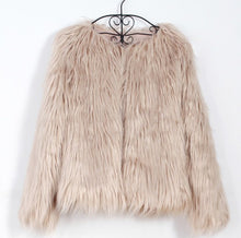 Load image into Gallery viewer, Fluffy Faux Fur Coat - Secret Apparel
