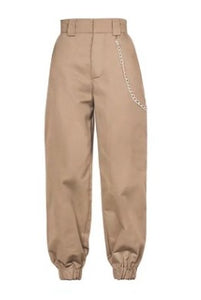 Cuffed Cargo Pants - Secret Apparel