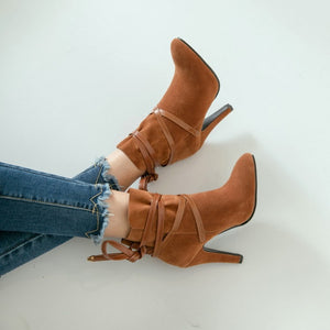 Pointed High Heel Boots - Secret Apparel