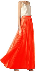 Mesh maxi skirt - Secret Apparel