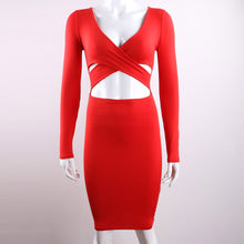 Load image into Gallery viewer, Midi Pencil Club Bodycon Dress - Secret Apparel
