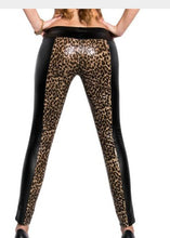 Load image into Gallery viewer, Shiny Leopard Leggings - Secret Apparel
