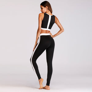 Black Stripe Sports Co-Ord Set - Secret Apparel