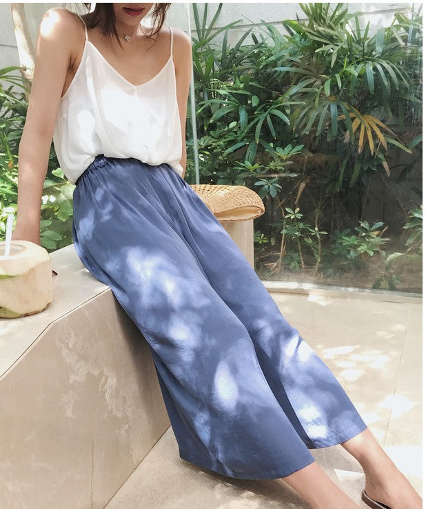 Wide Leg Culottes Trouser - Secret Apparel