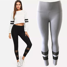 Load image into Gallery viewer, Mesh twin patch fitness leggings - Secret Apparel
