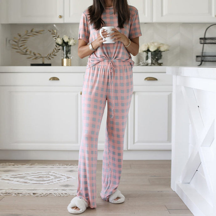 Women Printed Two-Piece Pyjamas - Secret Apparel