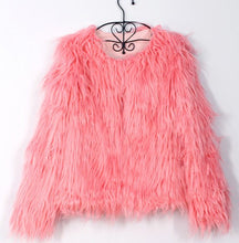 Load image into Gallery viewer, Fluffy Faux Fur Coat - Secret Apparel
