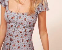 Load image into Gallery viewer, Floral Square Neck Midi Dress - Secret Apparel
