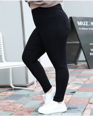 Plus Size Black Jeggings - Secret Apparel