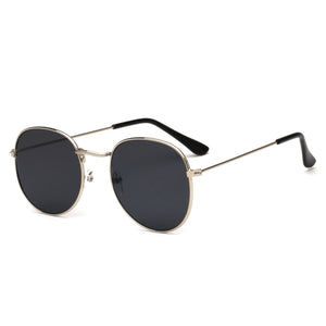 Metallic Frame Sunglasses - Secret Apparel