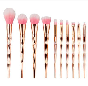 11Pcs Golden Fishtail Brush Set - Secret Apparel