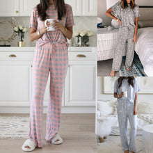 Load image into Gallery viewer, Women Printed Two-Piece Pyjamas - Secret Apparel
