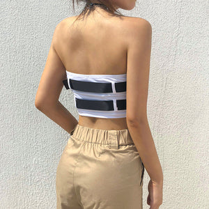 Buckled Tube Top - Secret Apparel