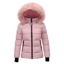 Load image into Gallery viewer, Hooded Fur Collar Padded Jacket - Secret Apparel
