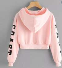 Load image into Gallery viewer, Full Sleeve Cropped Pullover Sweatshirt - Secret Apparel
