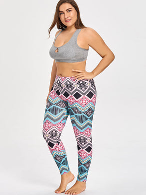 3D Printed Large Size Leggings - Secret Apparel