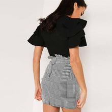 Load image into Gallery viewer, Ruffled High Waist Skirt - Secret Apparel
