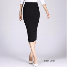 Load image into Gallery viewer, High Waist Thin Pencil Skirt - Secret Apparel
