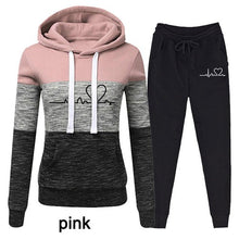 Load image into Gallery viewer, Casual Hooded Tracksuit Two Piece Set - Secret Apparel
