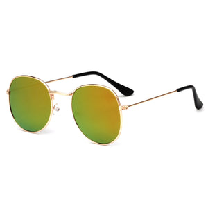 Metallic Frame Sunglasses - Secret Apparel