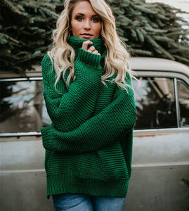 Lined Turtleneck Sweater - Secret Apparel