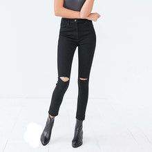 Load image into Gallery viewer, Ripped High Waist Jeans Pants - Secret Apparel
