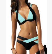 Load image into Gallery viewer, Colour Split Swimsuit - Secret Apparel
