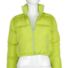 Load image into Gallery viewer, Crop Winter Jacket - Secret Apparel
