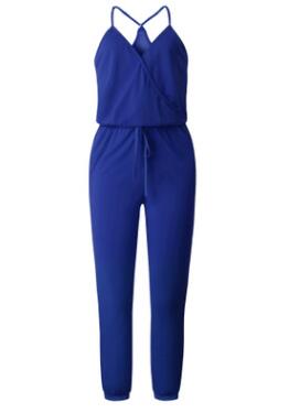 Sling V-Neck Jumpsuit - Secret Apparel