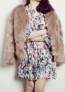 Faux Fur Winter Coat - Secret Apparel