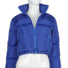 Load image into Gallery viewer, Crop Winter Jacket - Secret Apparel
