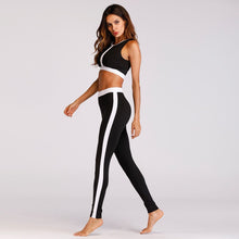 Load image into Gallery viewer, Black Stripe Sports Co-Ord Set - Secret Apparel
